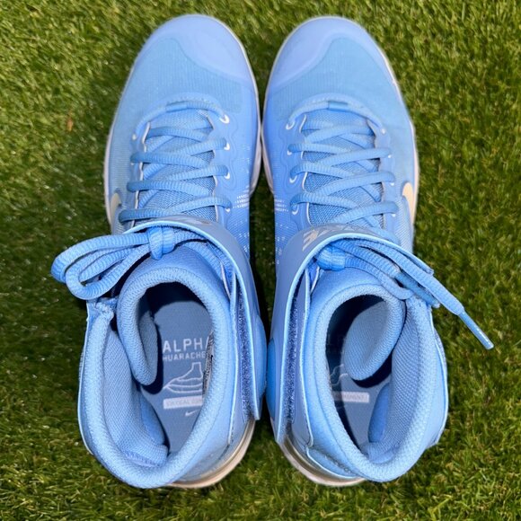 Nike Alpha Huarache Elite 3 Mid Metal Baseball Cleats UNC Men\'s Sz CZ6542-401 main image 10